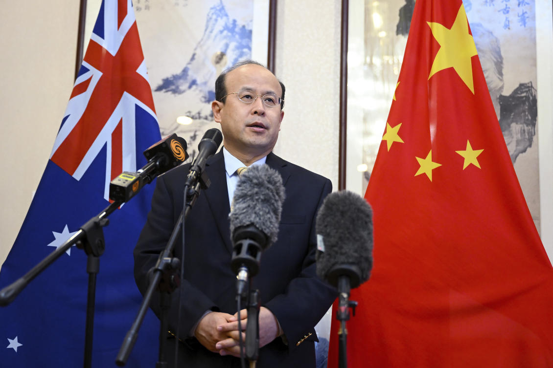 Ambassador to Australia Xiao Qian said the Australian authority had already sent four airplanes and three ships to the search area, which is in the center of the Indian Ocean. (AAP Image via AP)