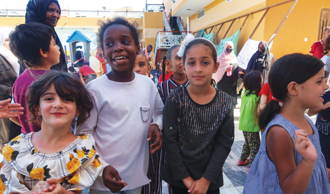 Children attend a fun day in Khartoum, organized by Sudanese artists to support their mental well-being following the crisis. (Reuters/File)