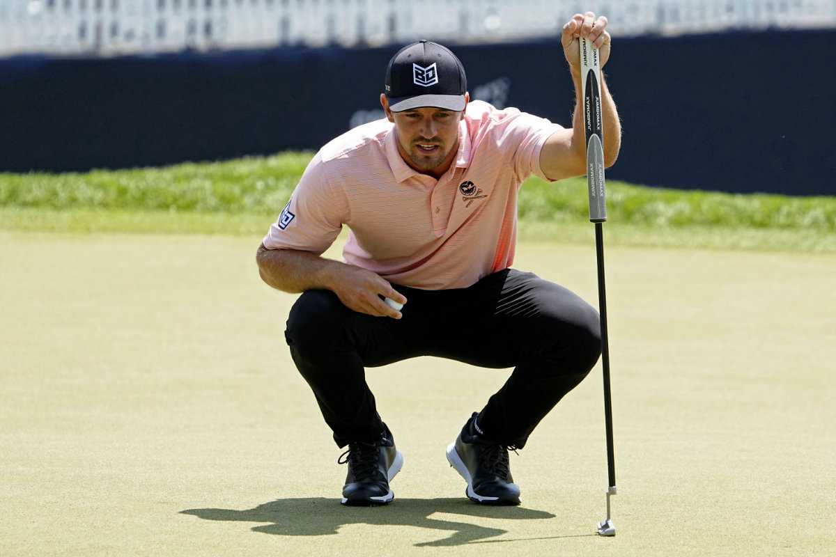 LIV Golf’s DeChambeau seizes lead at PGA Championship
