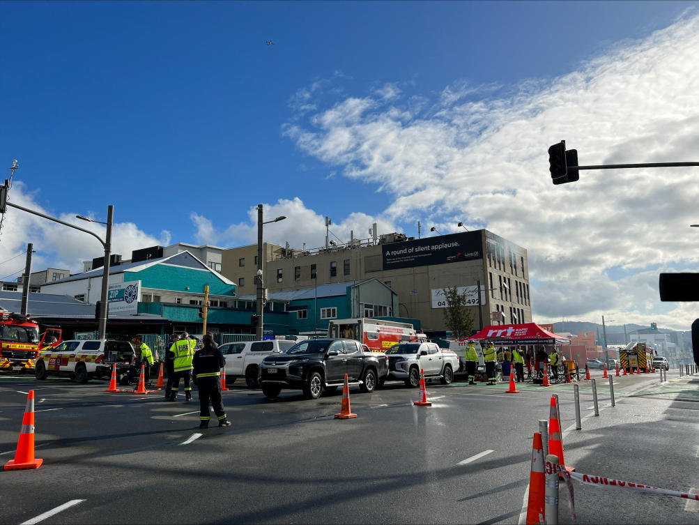 The blaze that broke out on the top floor of the Loafers Lodge in the suburb of Newtown in the early hours of Tuesday caused major structural damage and was hampering recovery efforts. (Reuters)