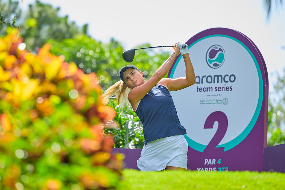 2022 Aramco Team Series New York winner Lexi Thompson is looking for success in home town event (Golf Saudi)