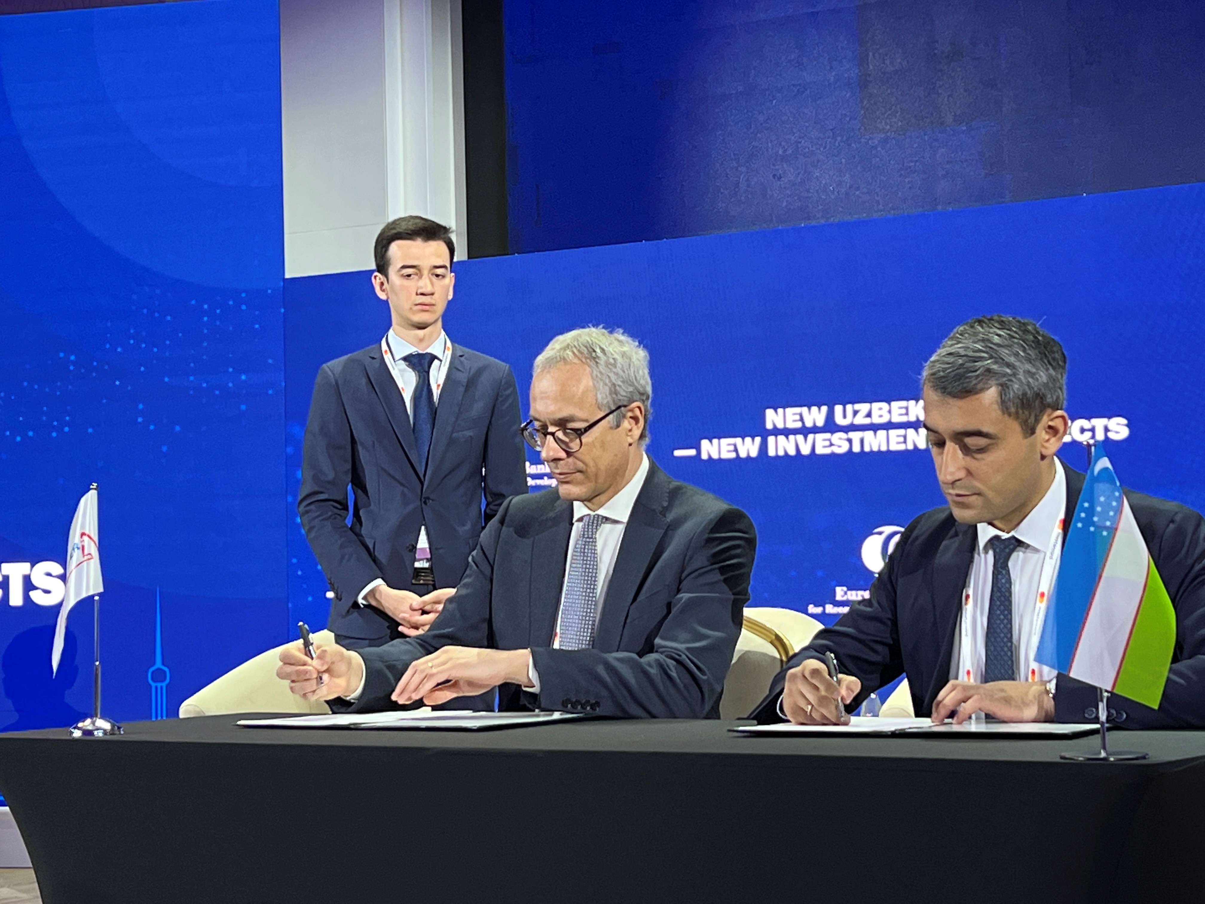 Marco Arcelli, CEO of ACWA Power, at the deal signing (Supplied)