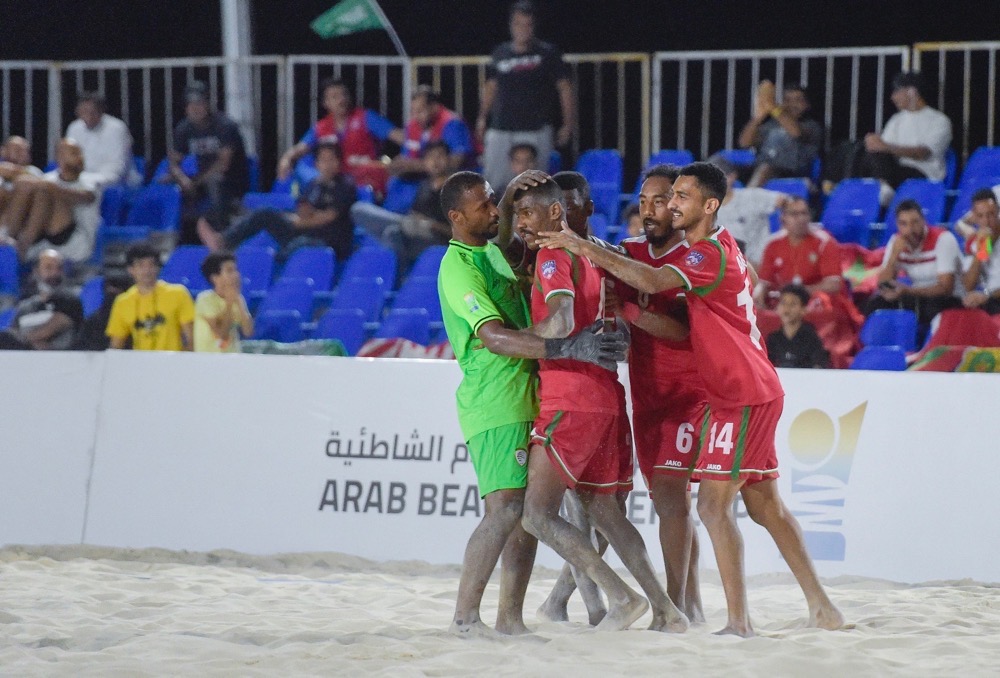 Egypt and Oman to meet in Arab Beach Football Championship final