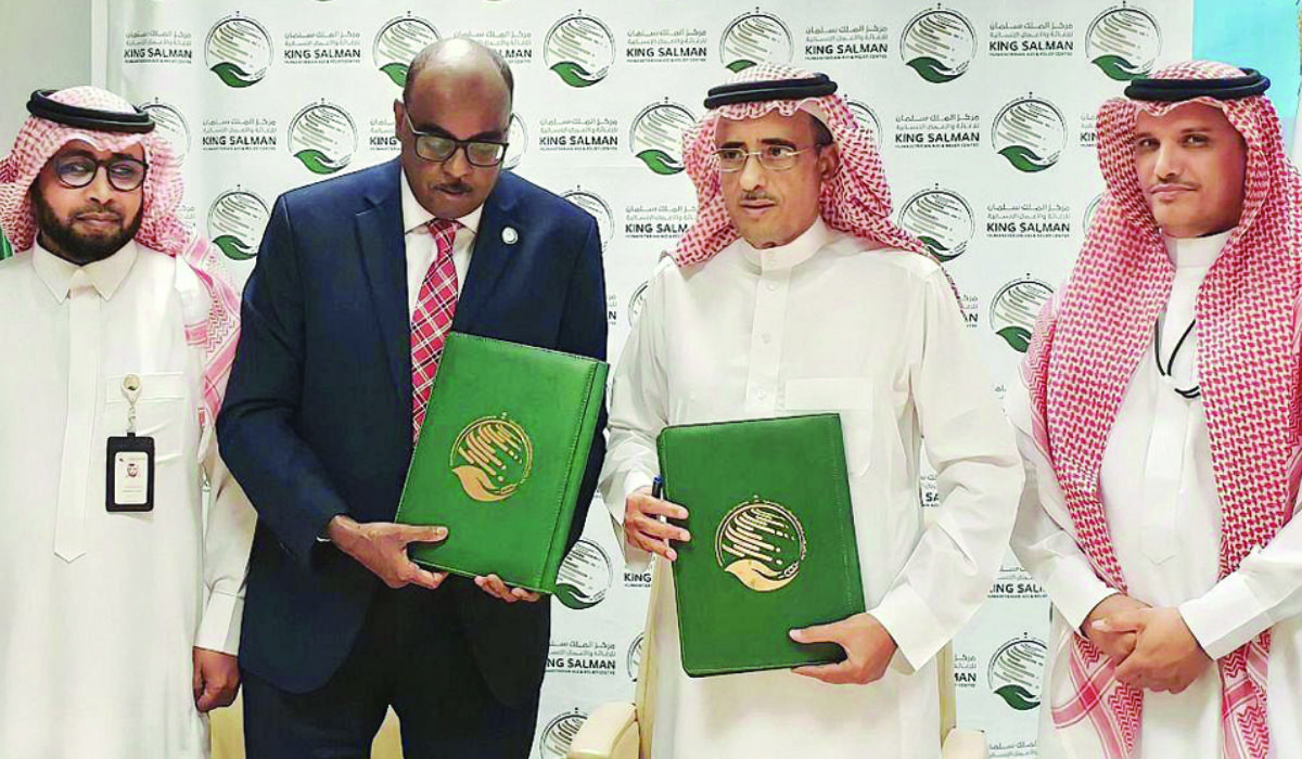 KSrelief Assistant Supervisor Ahmed bin Ali Al-Baiz was signed in Riyadh to provide support for emergency departments in Somalia. (Supplied)