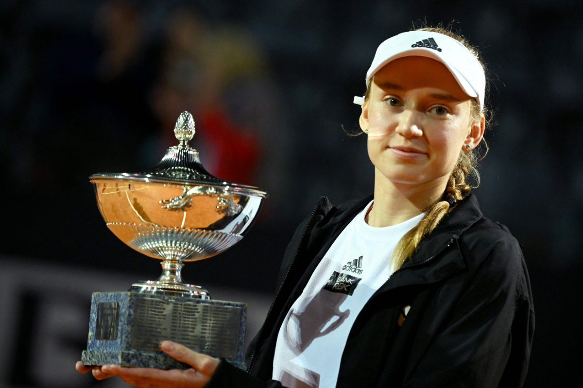 Rybakina wins Italian Open; Rune to play Medvedev in men’s final