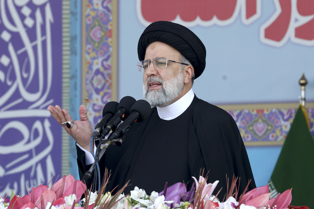 A file photo of Iran’s President Ebrahim Raisi. (AFP)