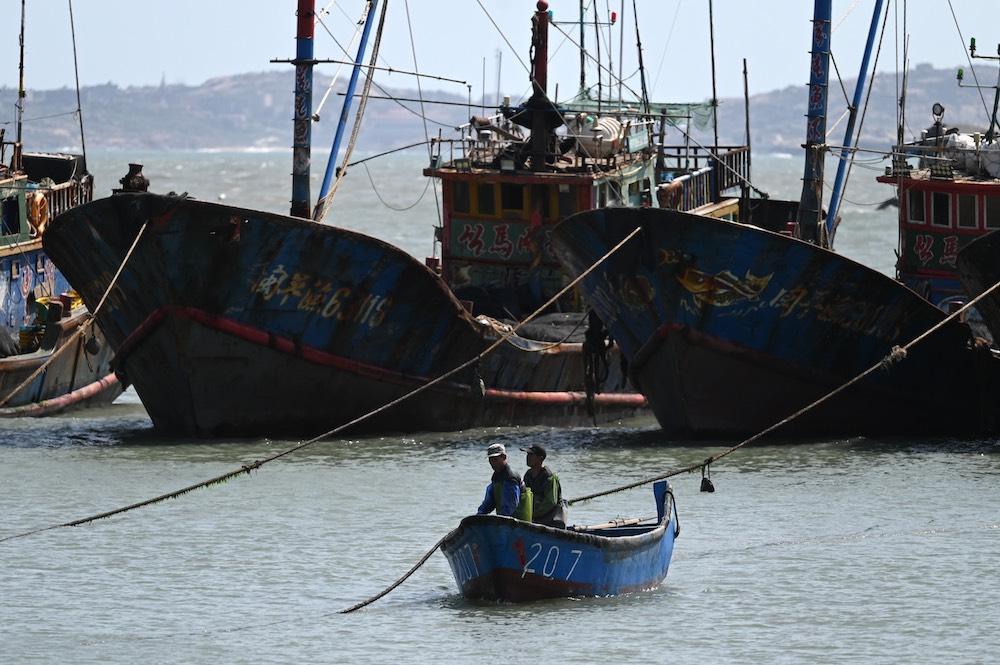 Over the last two decades, China has built the world’s largest deep-water fishing fleet by far, with about 3,600 ships. (AFP)