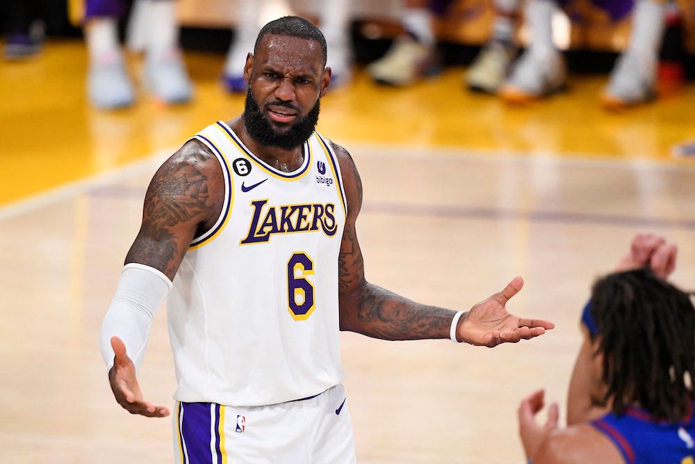 LeBron James stunned the basketball world late Monday after telling ESPN he was considering calling time on his glittering 20-season career in the NBA. (Getty Images North America/AFP)