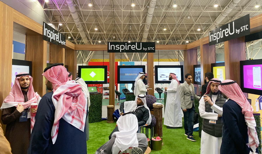 The InspireU accelerator has supported over 90 digital projects in various domains, with investments and financial transactions hitting a market value of SR12 billion. (File)