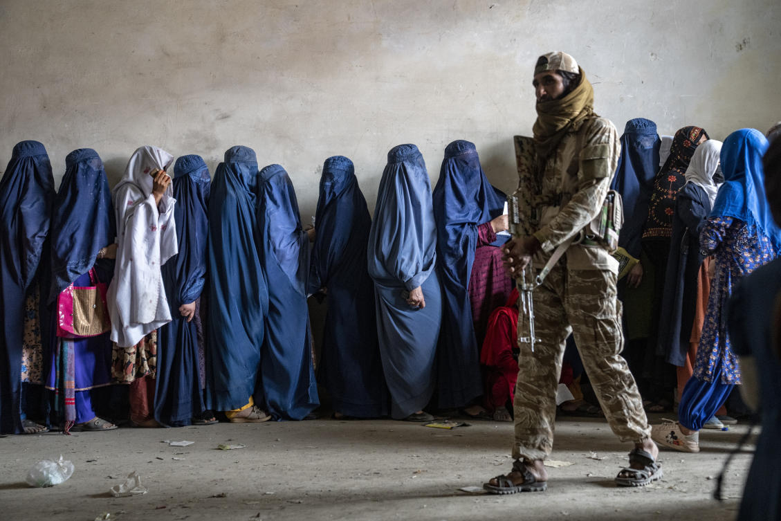 The harsh edicts prompted an international outcry against the Taliban, whose administration has not been recognized by the international community. (AP)