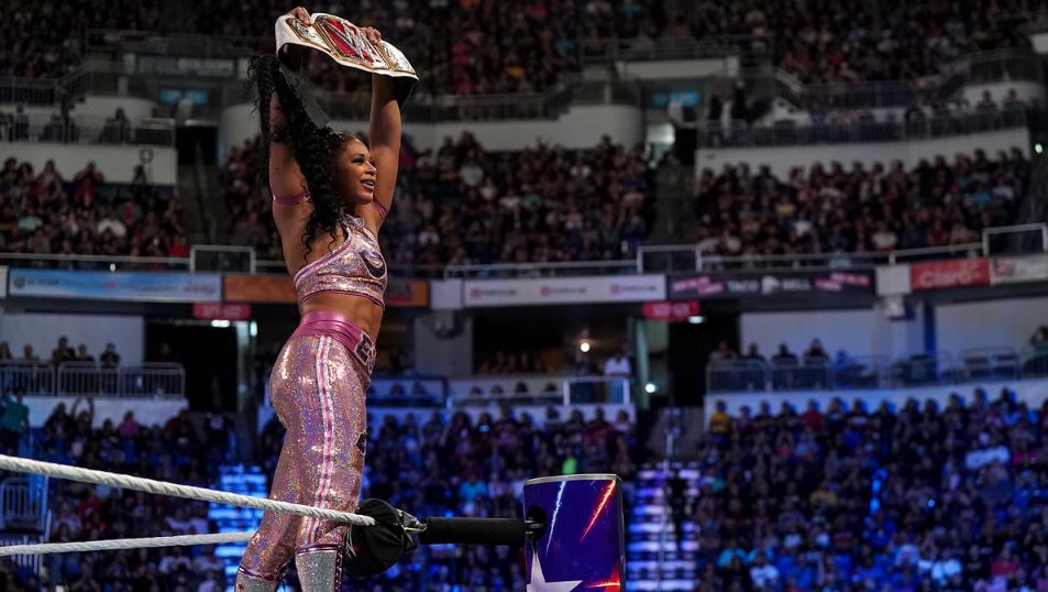 Raw Women’s Champion Bianca Belair will be up against Asuka in Jeddah (WWE)h
