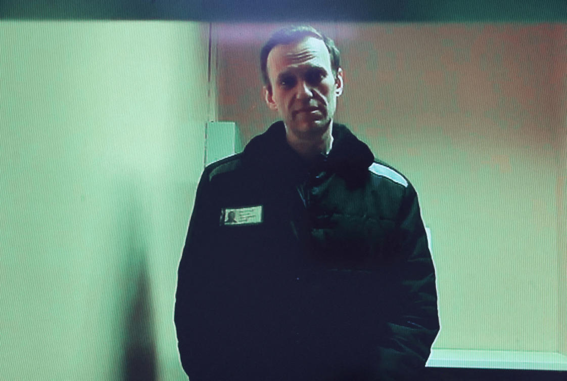 Kremlin critic Alexei Navalny is already serving combined sentences of 11-1/2 years for fraud and contempt of court in a maximum-security penal colony. (Reuters)