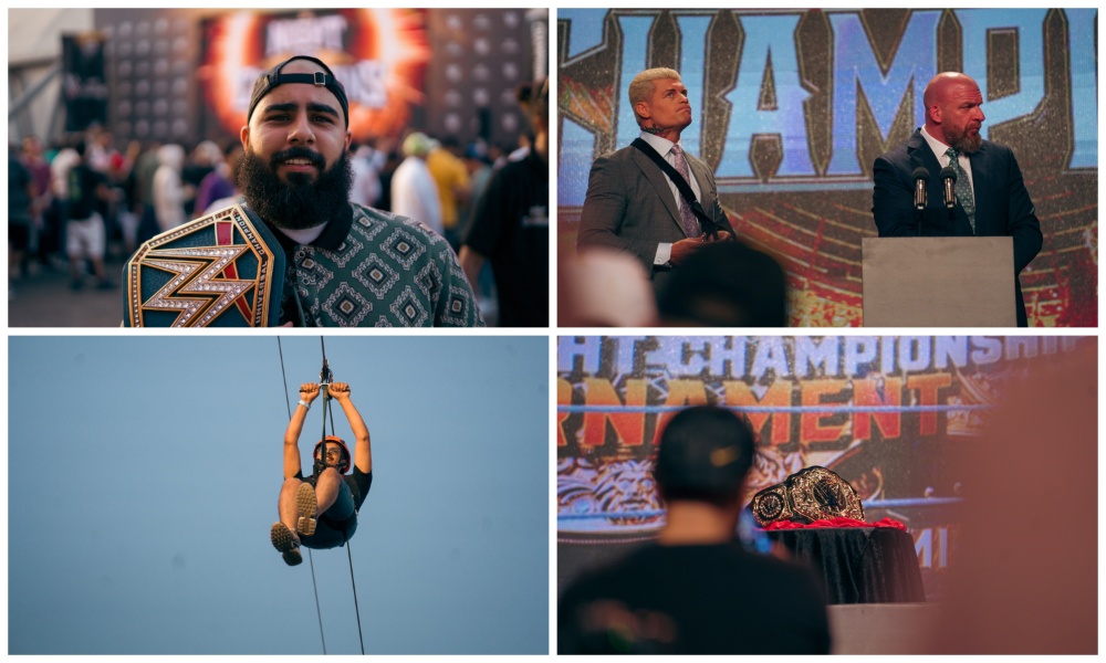 WWE fans in Jeddah enjoy Champions Village entertainment ahead of Night of Champions