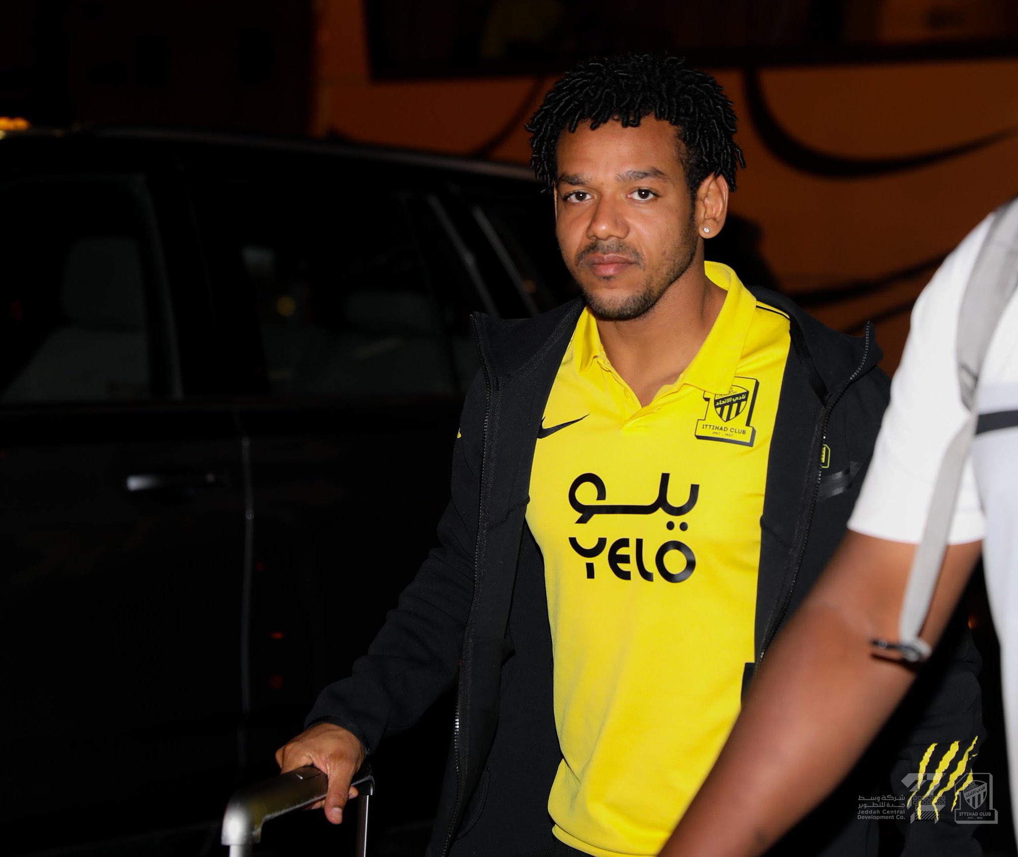 Al-Ittihad’s Brazilian forward Romarinho was included in the ROSHN Saudi Pro League team of the week. (Twitter/@ittihad_en)
