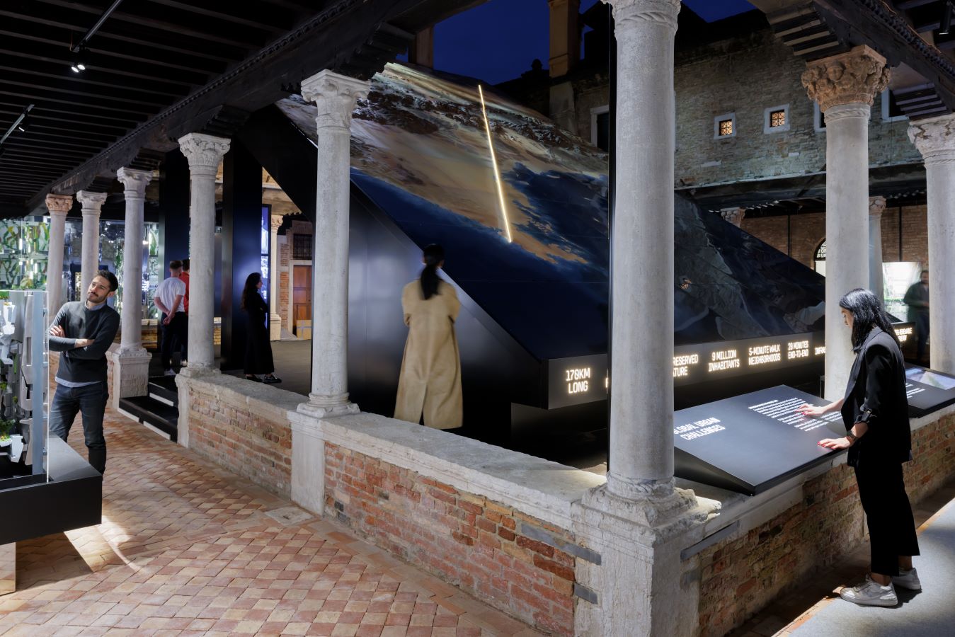 NEOM’s ‘Zero Gravity Urbanism: Principles for a New Livability’ exhibition at the Venice Architecture Biennale. (Supplied)
