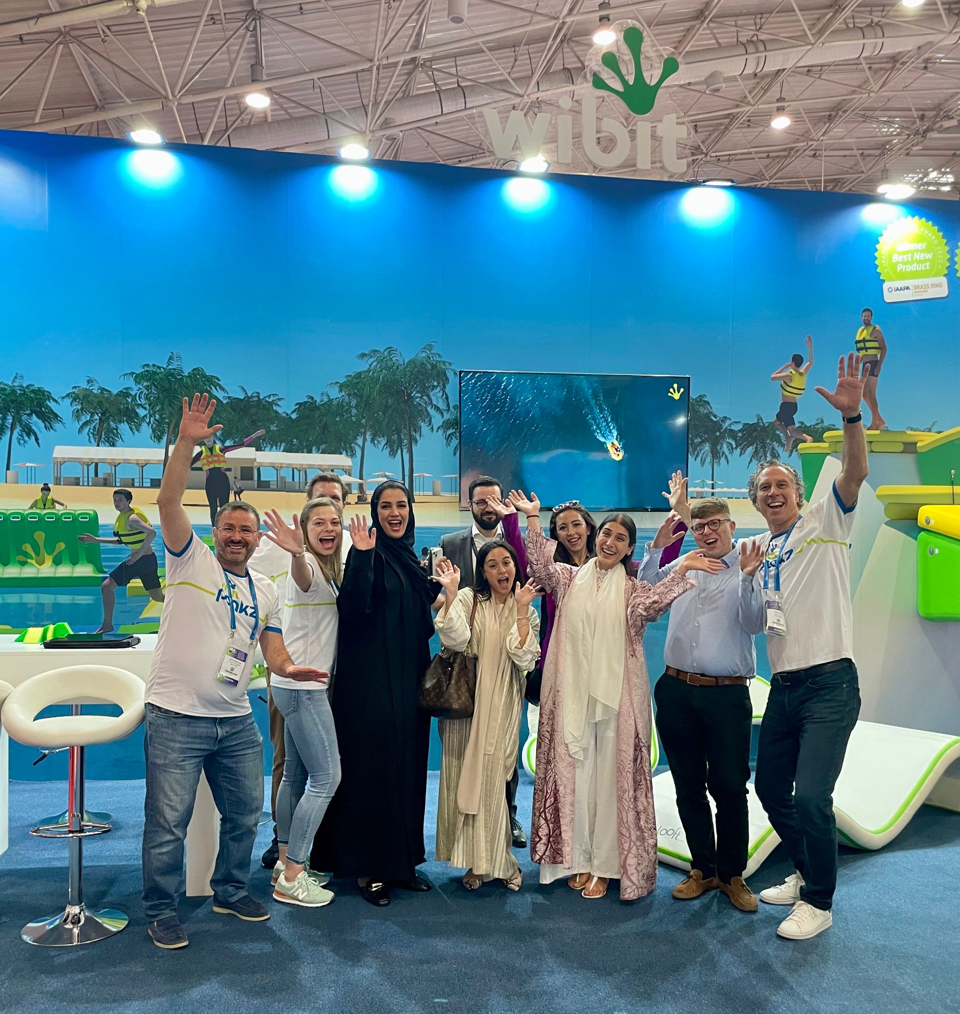 World’s leading floating water park brand Wibit Sports at SEA Expo in Riyadh. (Supplied)