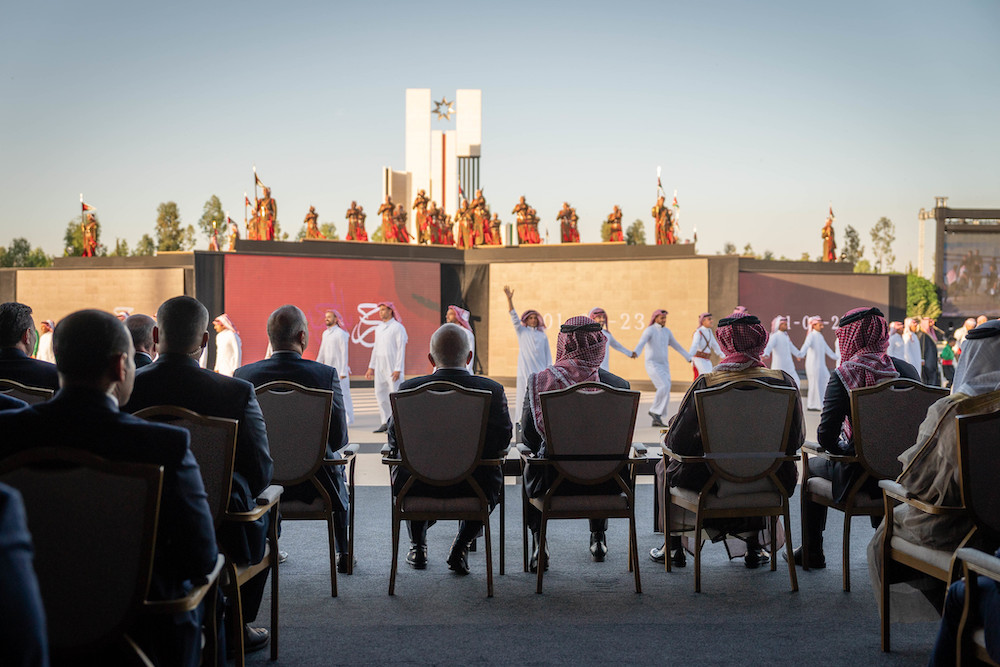 Watch: Jordan’s King Abdullah II hosts dinner for more than 4,000 Jordanians ahead of royal wedding