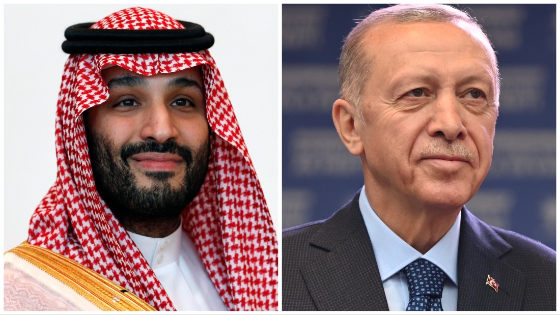 Prince Mohammed wished the president success and the Turkish people further progress and prosperity. (FILE/AFP)