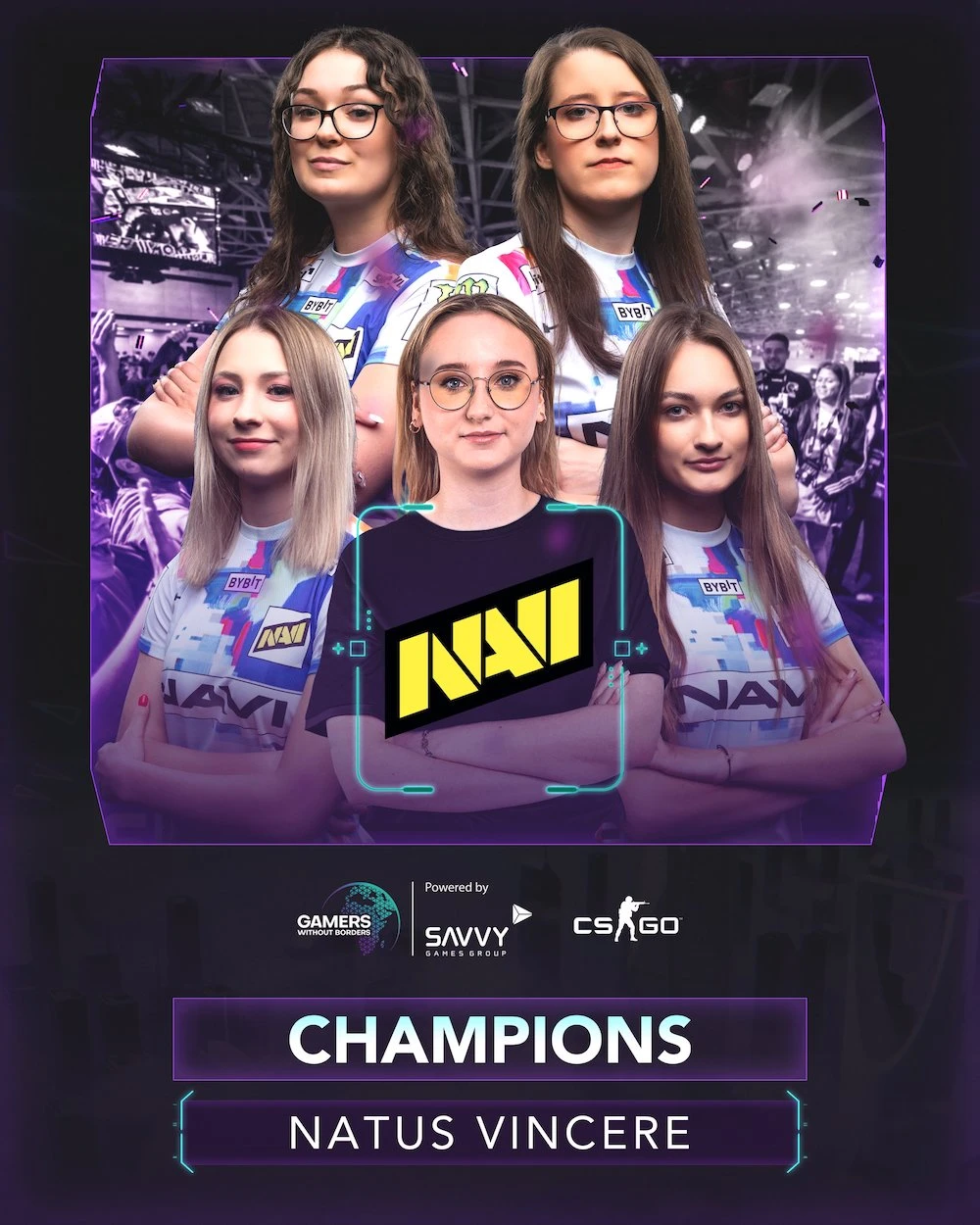 The NAVI Javelins defeated the Ninjas in Pyjamas 3-0 in a dramatic final of the first all-women Counter-Strike: Global Offensive tournament at Gamers Without Borders. (Supplied)