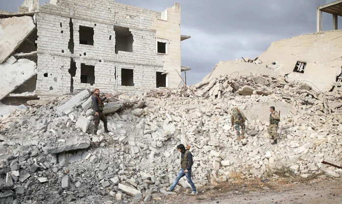 The United States worked together to impose terrorism-related sanctions on two individuals linked to funding two Syria-based groups already sanctioned by the US and United Nations, the Treasury Department said on Tuesday. (AFP/File)