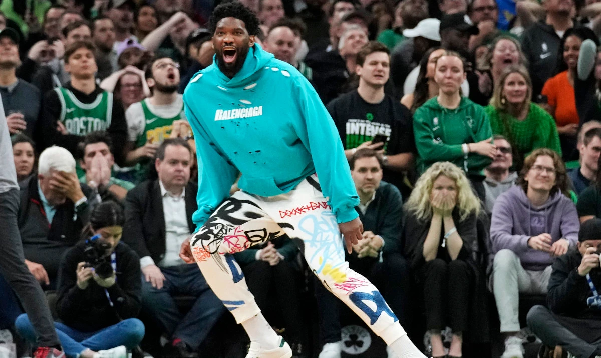 Philadelphia 76ers center Joel Embiid. (AP)
