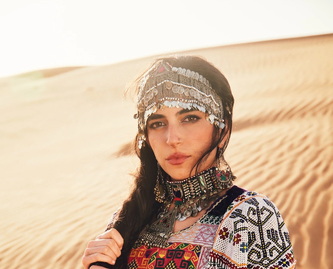 With lead roles in two of the region’s most exciting new films, Netflix’s “The Matchmaker” and “HWJN,” Alkhadra will have to add another line to her bio: 2023’s breakout female Saudi star. (Supplied)