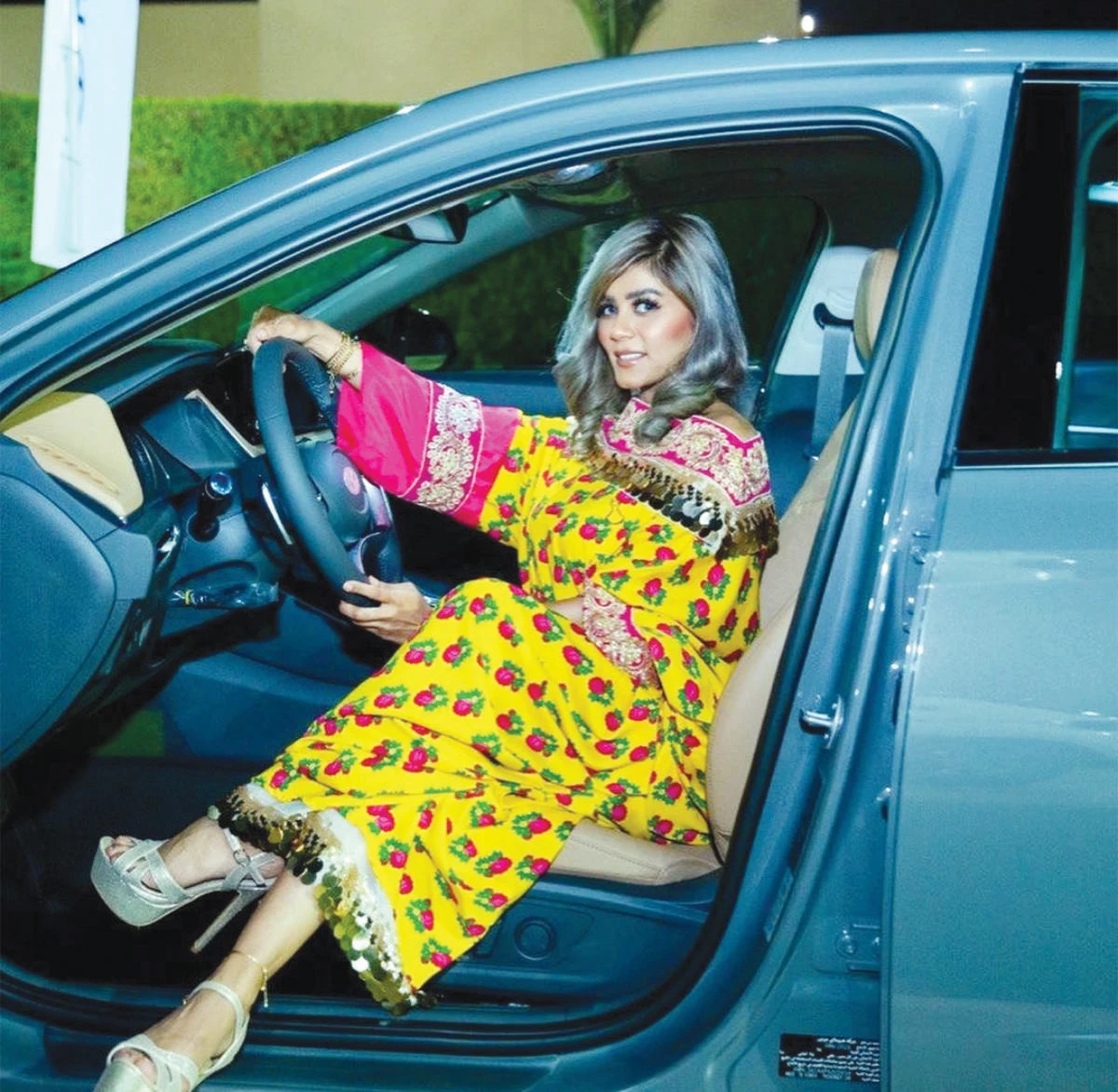 With her own captivating story, Rasha Zamzami is inspiring women in the Kingdom to face their fears and be resilient in the face of obstacles. (Instagram/rasha.drive)