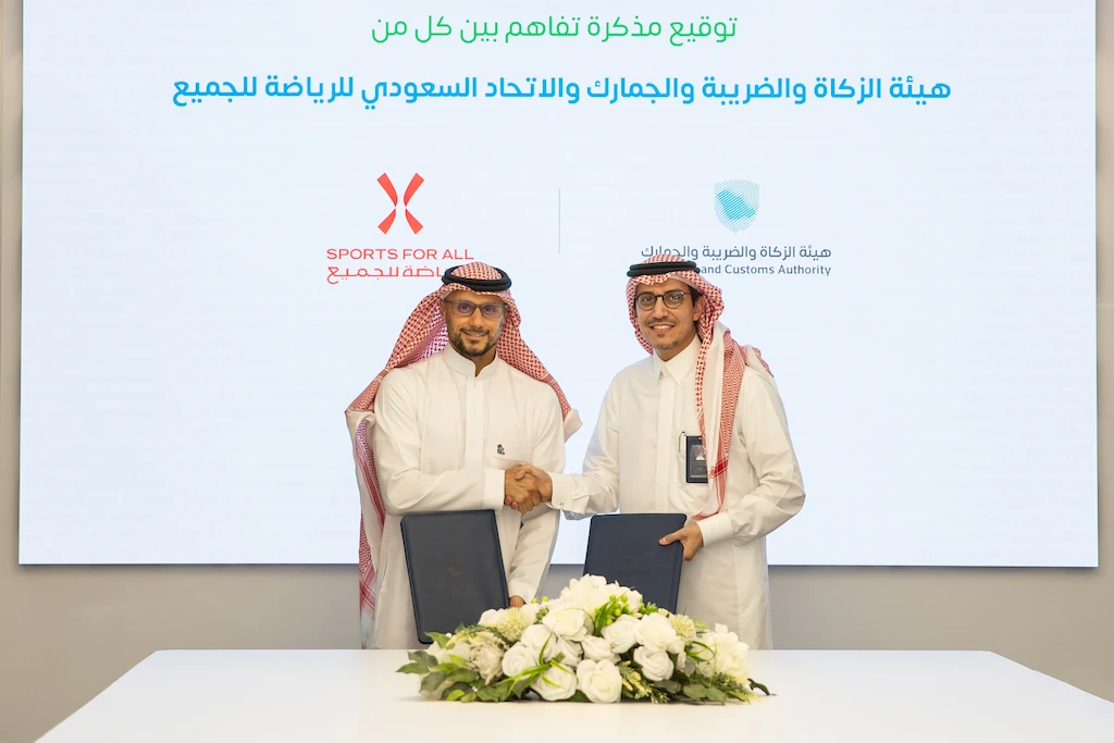 SFA President Prince Khalid bin Alwaleed bin Talal Al Saud, and Suhail bin Mohammed Abanmi, Governor of ZATCA. (SFA)