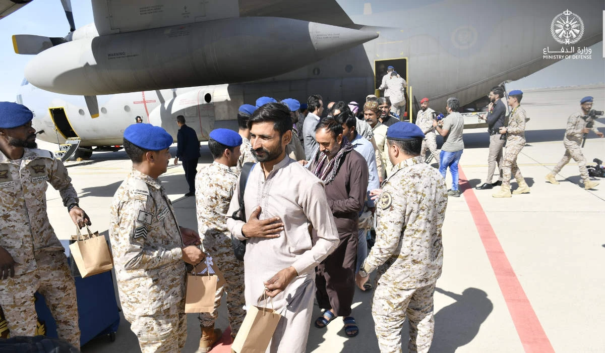 Saudi Arabia evacuated hundreds of people stranded due to violence in Sudan. (Twitter @modgovksa)