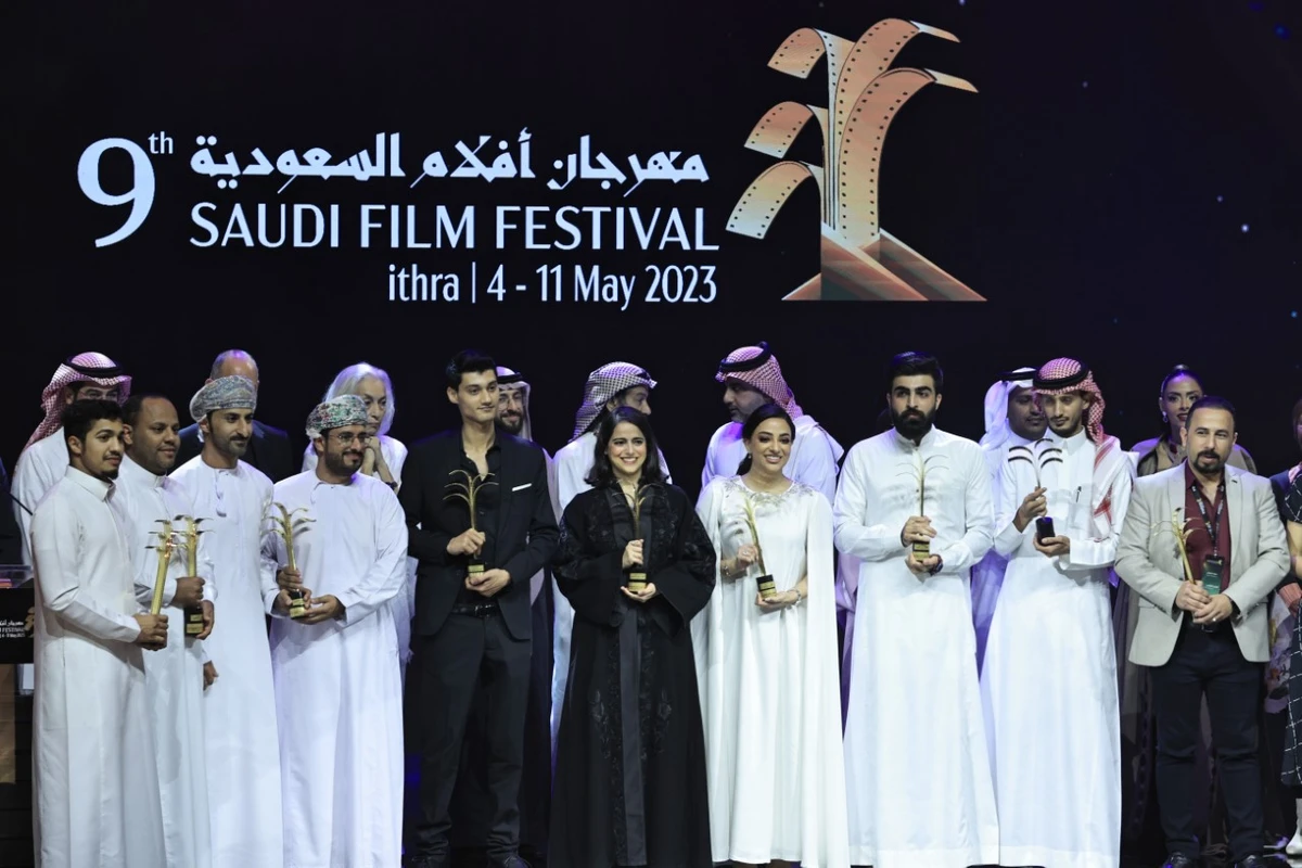 Winners celebrated their Golden Palm awards at the conclusion of the ninth Saudi Film Festival, the event toasting a bright future for the country’s cinema industry. (Essa Aldobaisi)