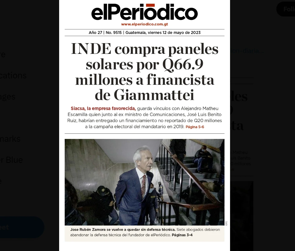 Guatemalan newspaper closes over ‘criminal persecution’