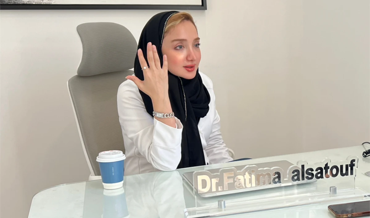 Fatimah Al-Satouf, a cosmetic doctor, highlighted the cosmetic procedures commonly sought after by men. (AN photo)