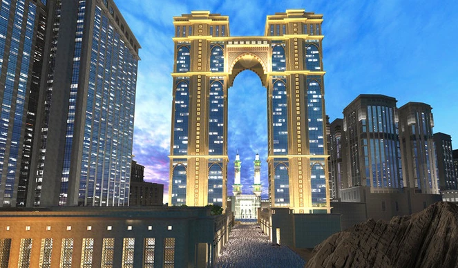 The two towers of Jabal Omar Address Makkah are within walking distance from the Grand Mosque (File)