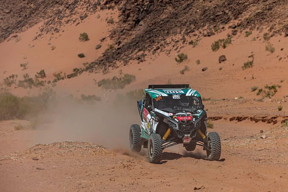 Saleh Al-Saif finished second in the car category of Tabuk-NEOM Rally. (SAMF)
