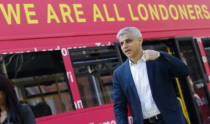 London Mayor Sadiq Khan said that dealing with the aftermath of disasters and receiving death threats since taking office have left him with post-traumatic stress disorder. (AFP/File)