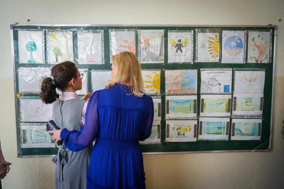 Sophie, the duchess of Edinburgh, makes the UK royal family’s first-ever trip to Baghdad, on a visit to support victims of sexual violence. (Buckingham Palace)
