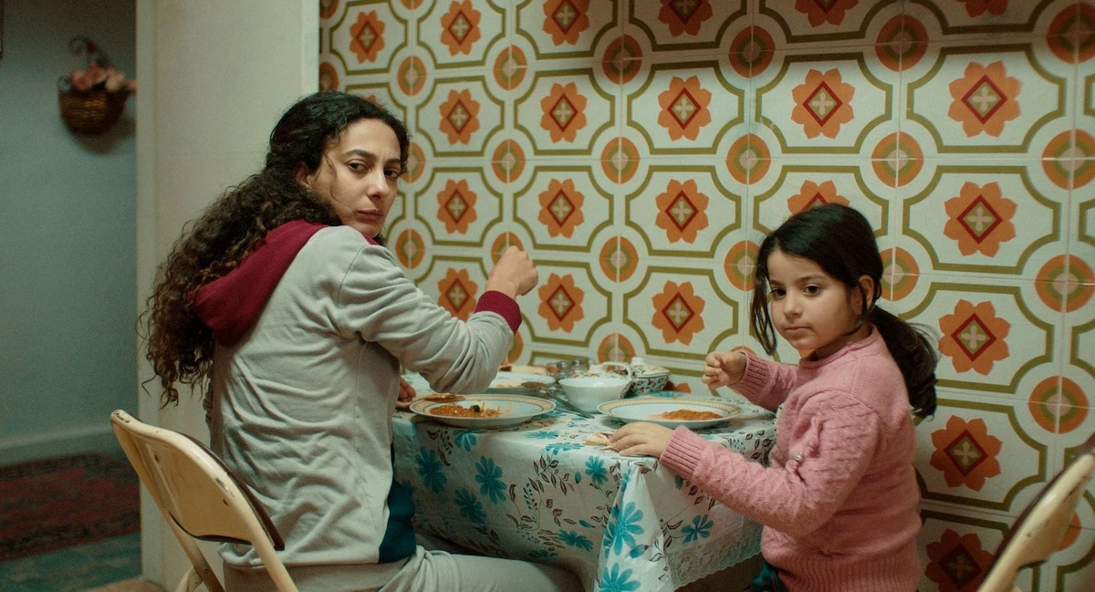 Mouna Hawa and Celina Rabab'a in “Inshallah A Boy.” (Supplied)