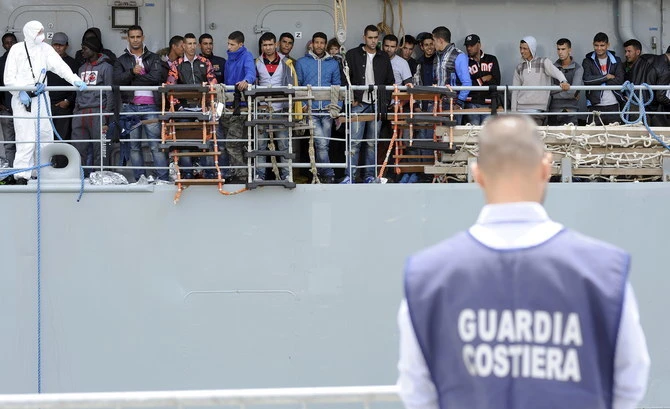 A vessel operated by the charity Doctors without Borders (MSF) rescued nearly 600 migrants sailing on an overcrowded boat which was in distress off the island of Sicily on May 27, 2023. (Reuters/File)