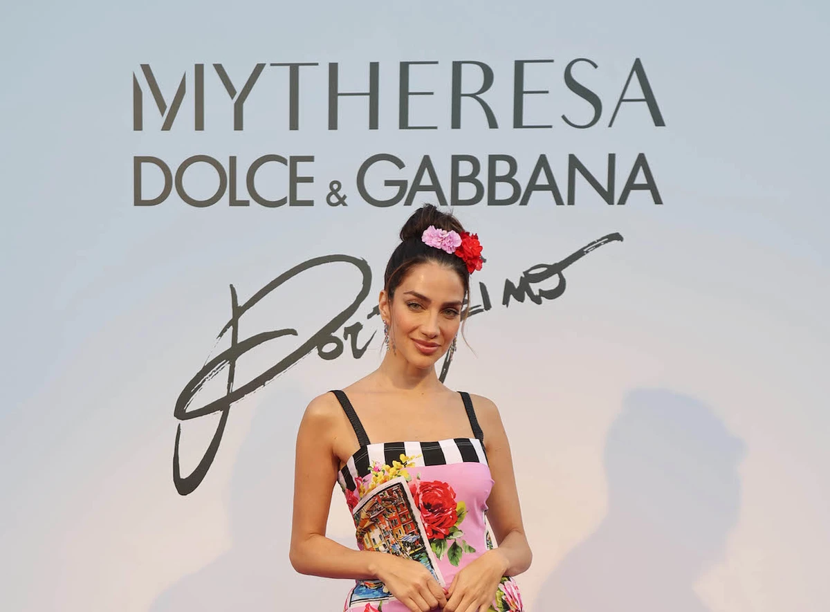 Jessica Kahawaty attended the event in Portofino. (Getty Images)