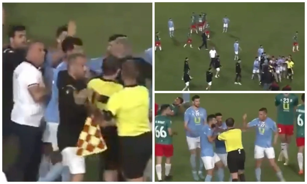 Jordanian football club Al-Faisaly have reversed their decision to withdraw from the Al-Quds and Al-Karameh tournament in Palestine after trouble had marred their derby match against fierce rivals Al-Wehdat. (Screenshot/Twitter)