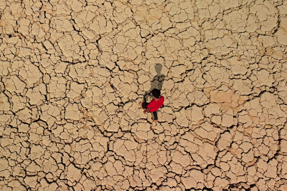Long periods of drought in some regions have a negative impact on food production. (AFP)