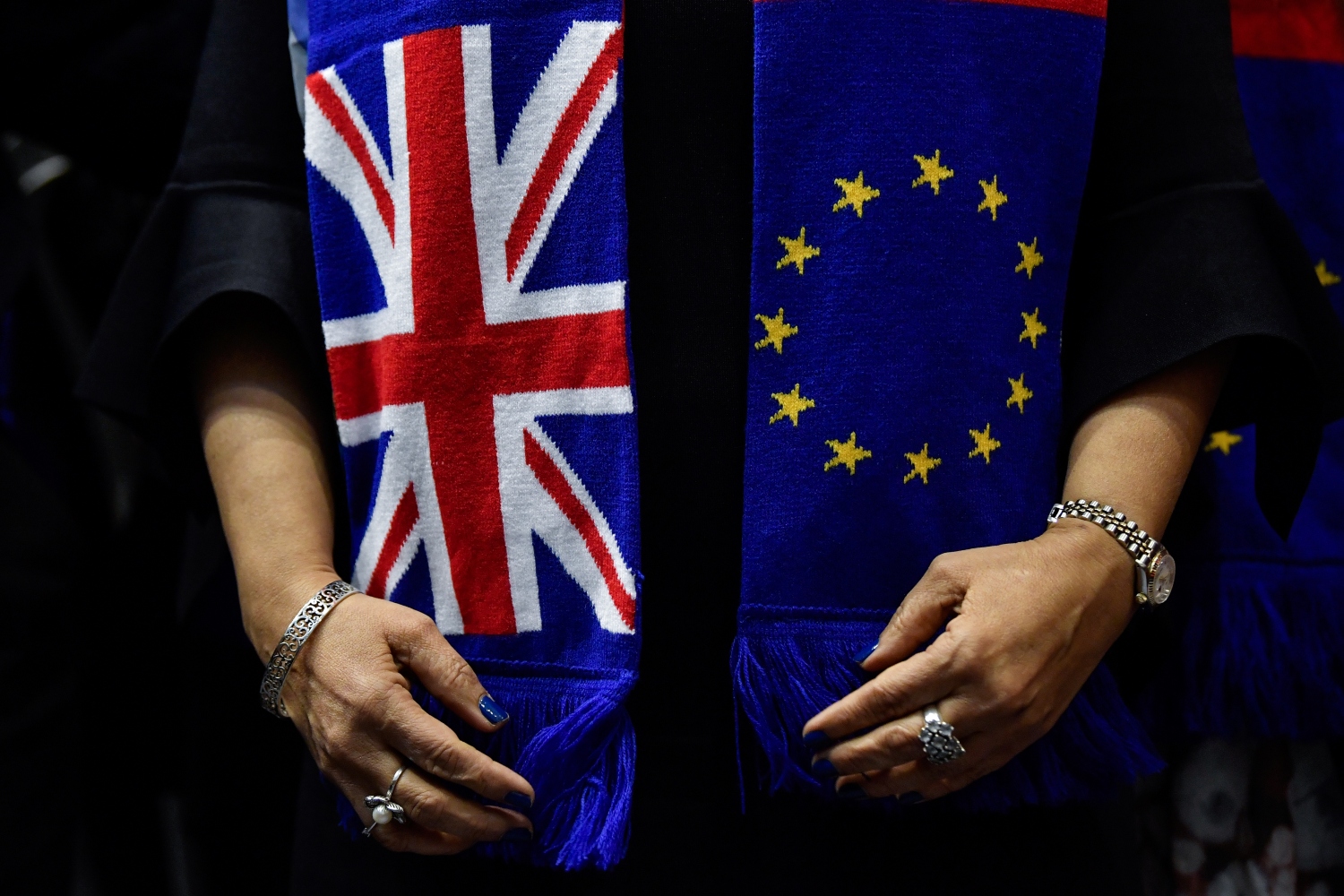 Friday, June 23, marks the seventh anniversary of the UK’s EU exit referendum (File/AFP)