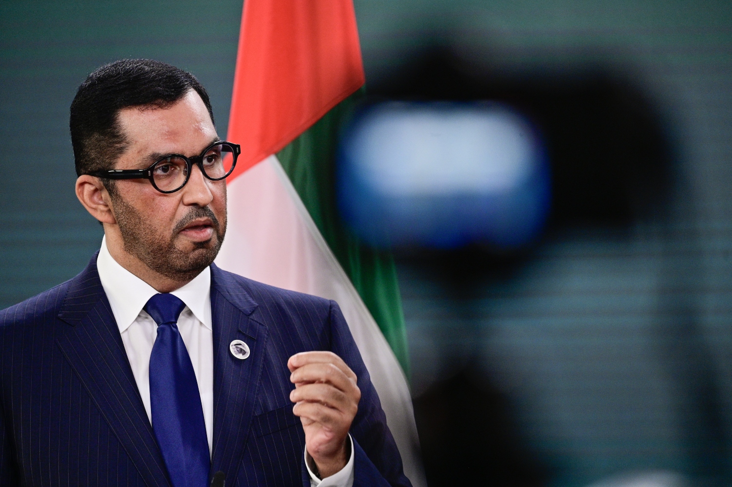 Sultan Al-Jaber has stated that what is agreed in the negotiated text must be matched with concrete action (File/AFP)