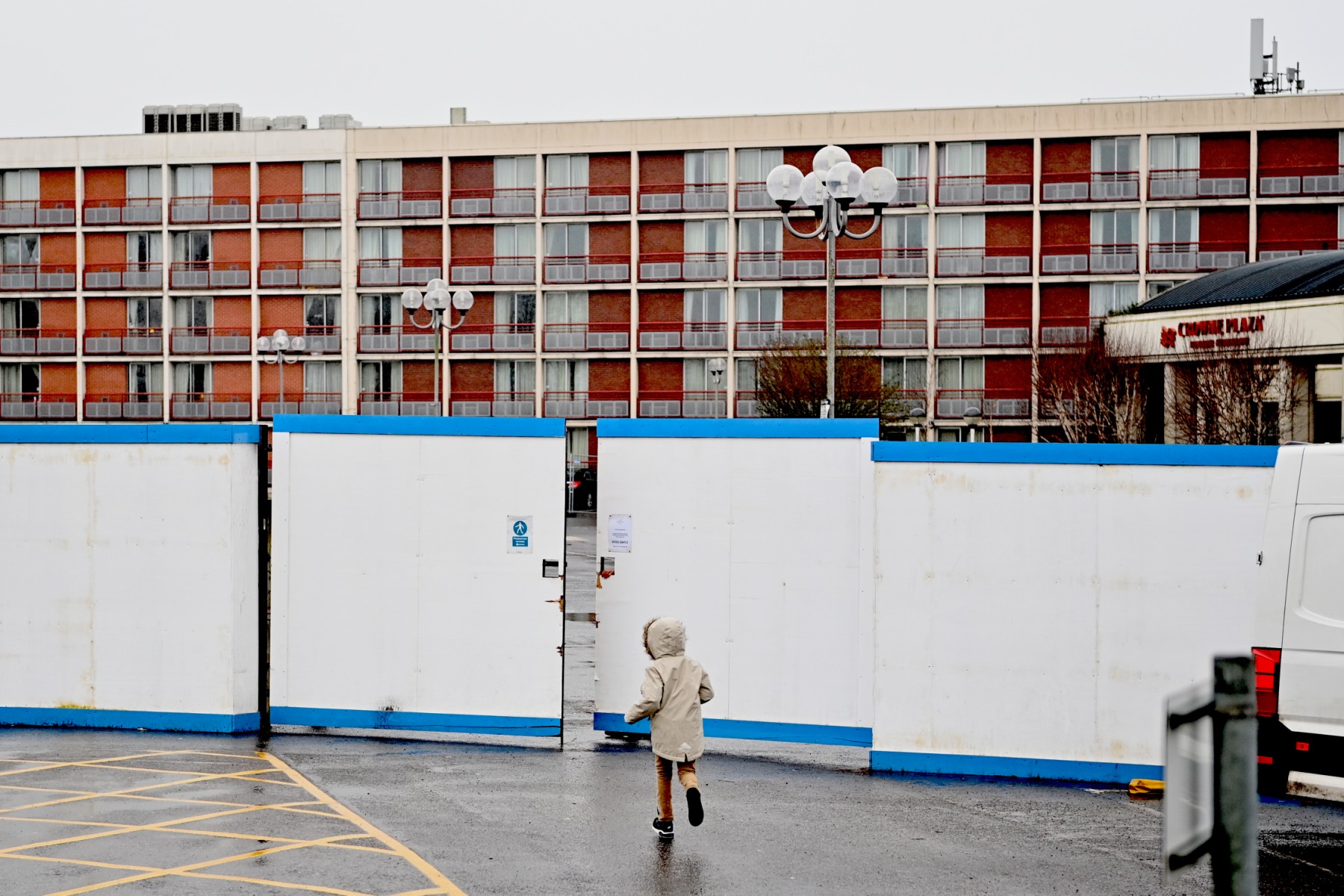 File photo of Crown Plaza which is one of the hotels housing asylum seekers as they wait for their asylum claims to be processed (AFP)