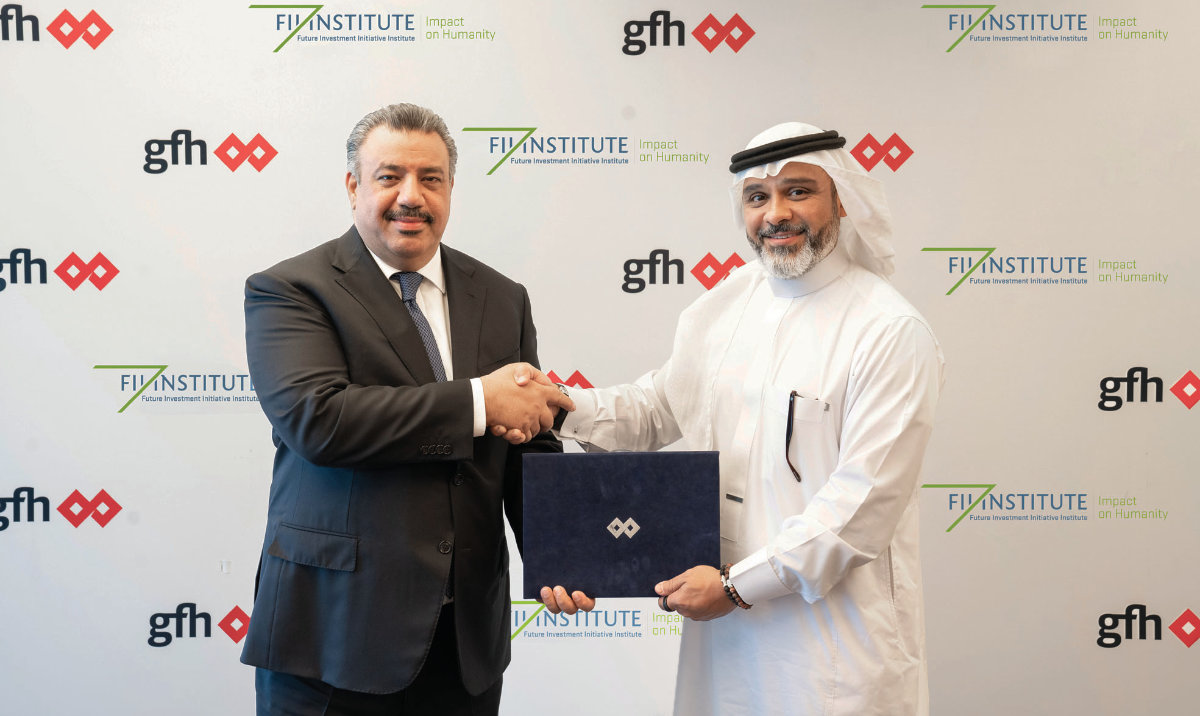 The partnership will see GFH and FII Institute engage in a range of strategic activities across four key focus areas — artificial intelligence and robotics, sustainability, healthcare and education.