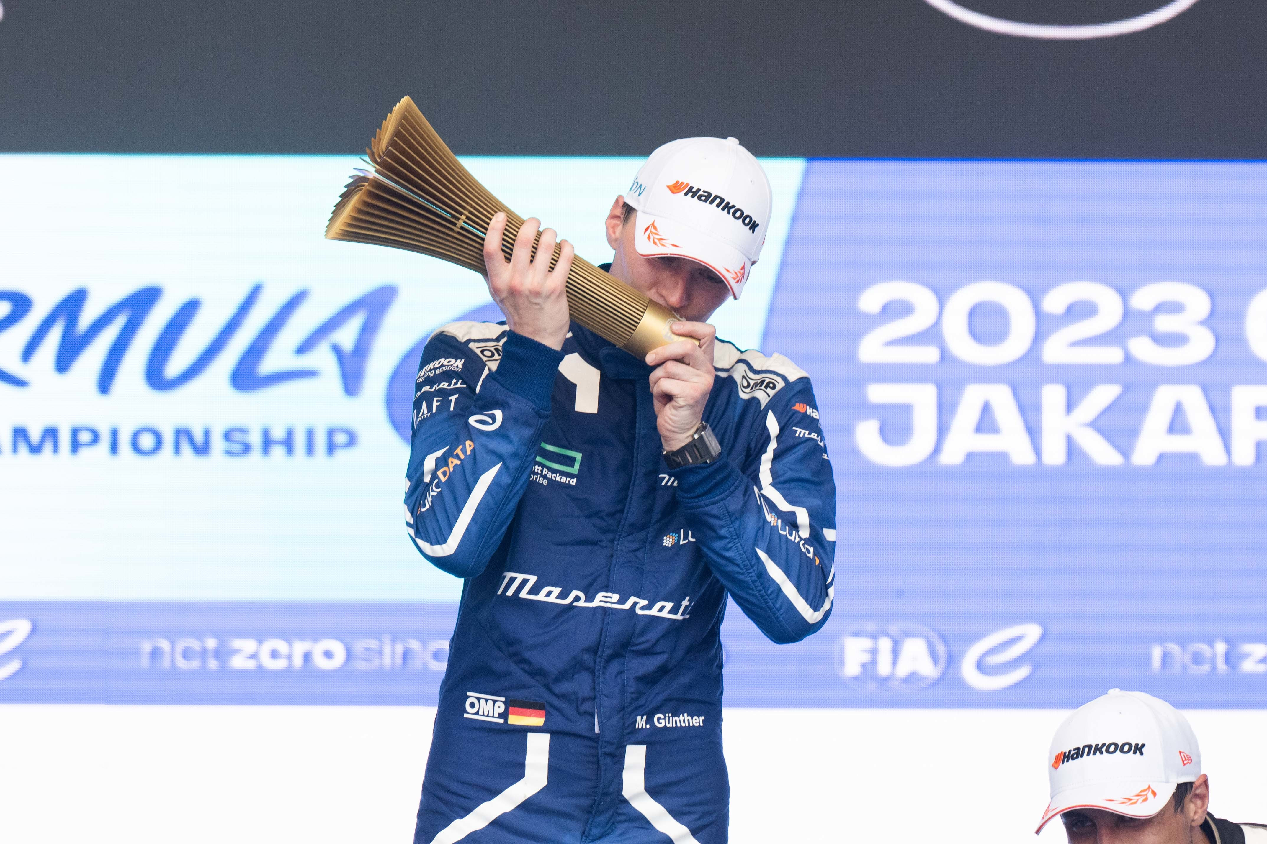 Maximilian Gunther earns Maserati a historic first win in single-seat motorsport since 1957. (Supplied)