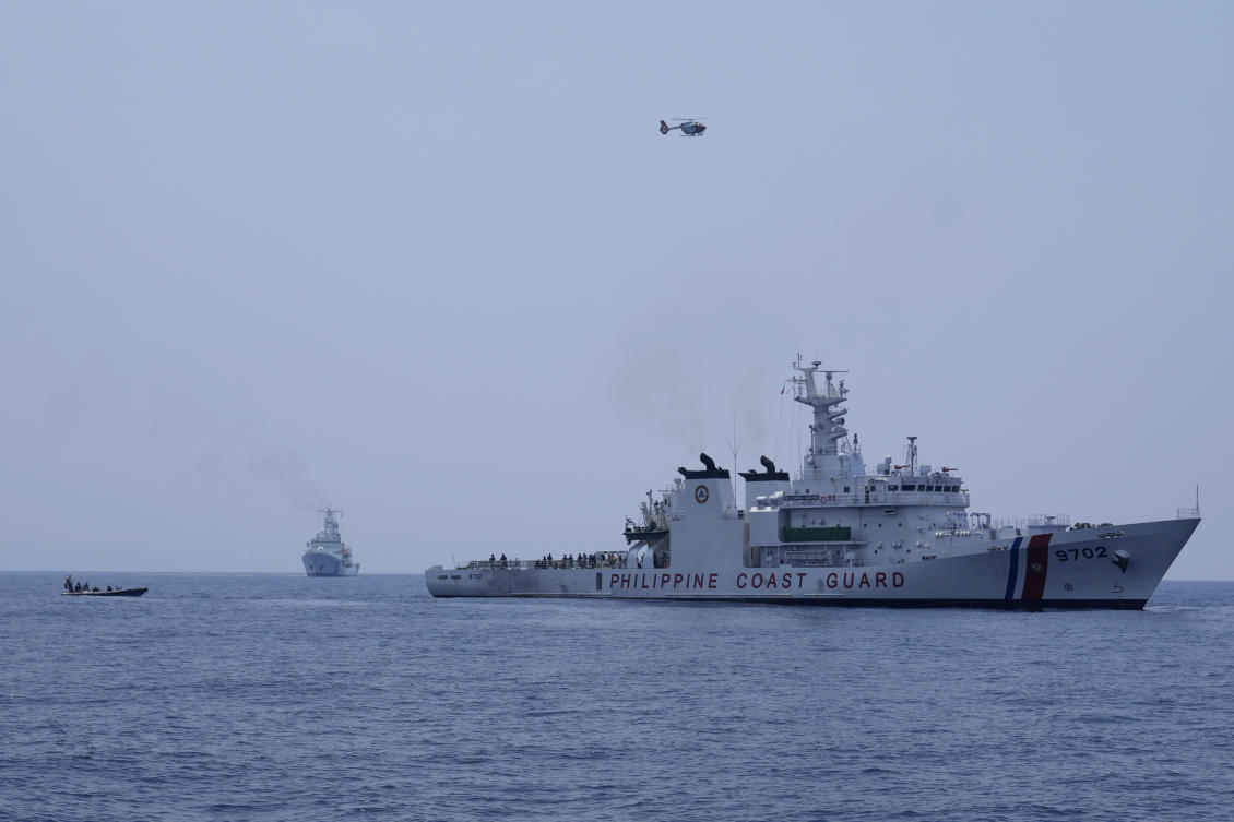 The law enforcement drills included a scenario involving the interdiction and boarding of a vessel suspected of carrying weapons of mass destruction. (AP)