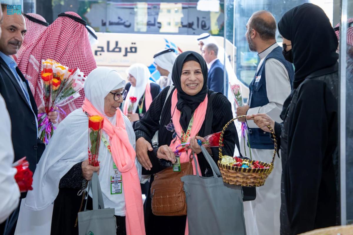 The first group of Arab Hajj pilgrims arrives in Makkah ahead of the pilgrimage season. (SPA)