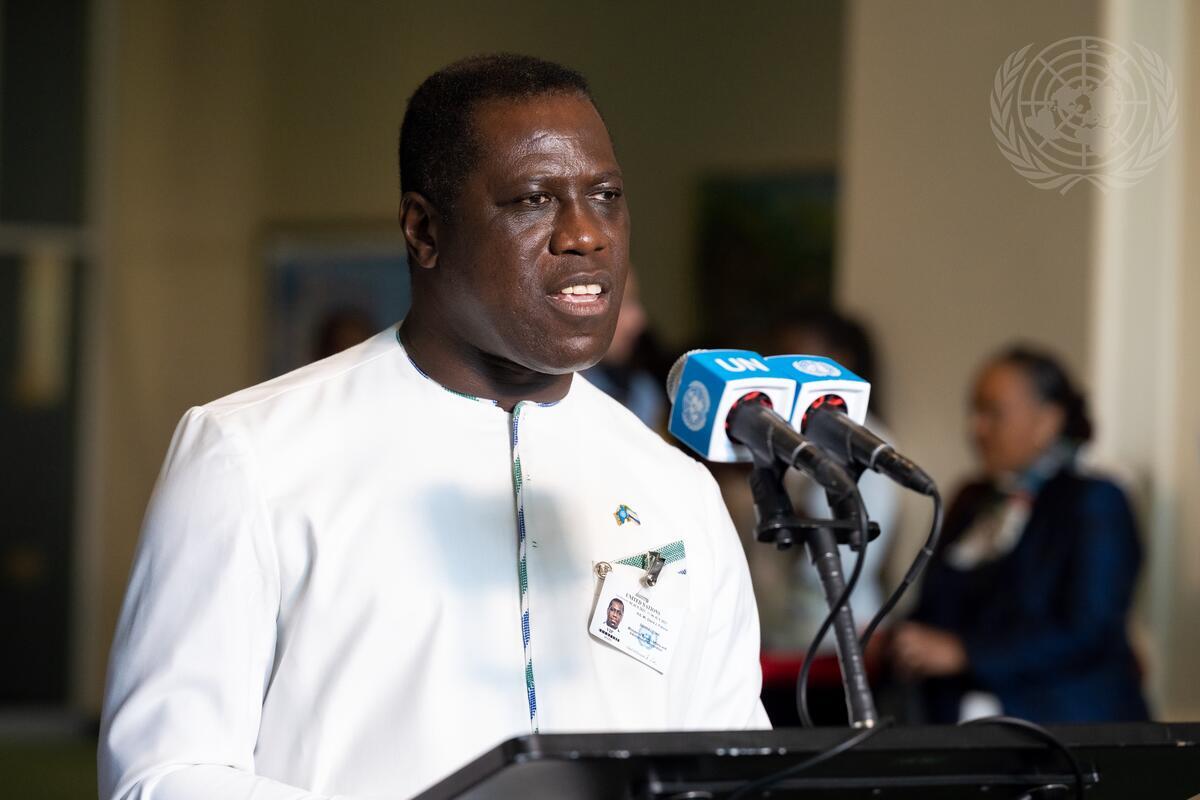 David Francis, Sierra Leone’s foreign minister. (UN Photo)