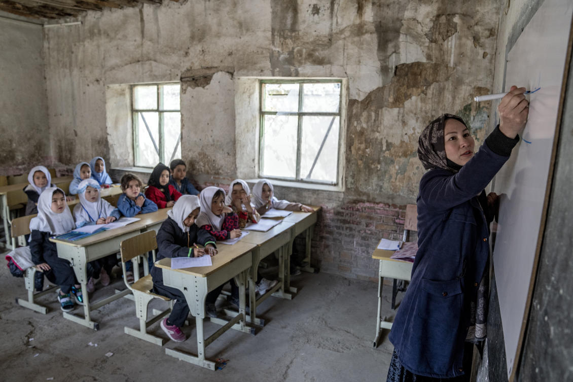 A senior Taliban education official purportedly told international organizations have a one-month deadline to transfer their education work to local groups. (AP)